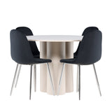 Jídelní stůl Olivia s jídelní židlí Polar