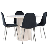 Jídelní stůl Olivia s jídelní židlí Polar