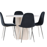 Jídelní stůl Olivia s jídelní židlí Polar