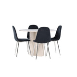 Jídelní stůl Olivia s jídelní židlí Polar