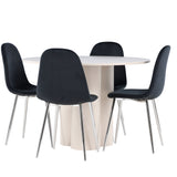 Jídelní stůl Olivia s jídelní židlí Polar