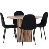 Jídelní stůl Olivia s jídelní židlí Polar