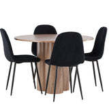 Jídelní stůl Olivia s jídelní židlí Polar