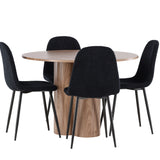 Jídelní stůl Olivia s jídelní židlí Polar