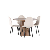 Jídelní stůl Olivia s jídelní židlí Polar