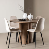 Jídelní stůl Olivia s jídelní židlí Polar