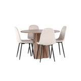 Jídelní stůl Olivia s jídelní židlí Polar