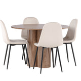 Jídelní stůl Olivia s jídelní židlí Polar