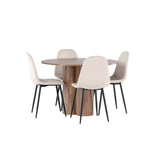 Jídelní stůl Olivia s jídelní židlí Polar