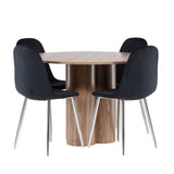 Jídelní stůl Olivia s jídelní židlí Polar