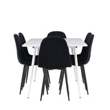 Jídelní stůl Silar s jídelní židlí Polar