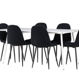 Jídelní stůl Silar s jídelní židlí Polar