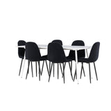 Jídelní stůl Silar s jídelní židlí Polar