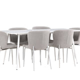 Jídelní stůl Silar s jídelní židlí Modesto