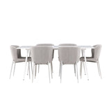 Jídelní stůl Silar s jídelní židlí Modesto