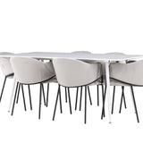 Jídelní stůl Silar s jídelní židlí Evelina