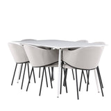 Jídelní stůl Silar s jídelní židlí Evelina