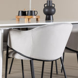 Jídelní stůl Silar s jídelní židlí Evelina