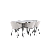 Jídelní stůl Silar s jídelní židlí Evelina