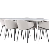 Jídelní stůl Silar s jídelní židlí Evelina