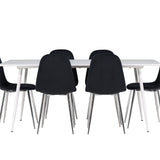 Jídelní stůl Silar s jídelní židlí Polar