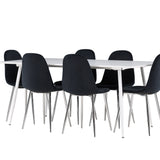 Jídelní stůl Silar s jídelní židlí Polar