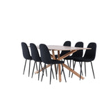 Jídelní stůl Piazza s jídelní židlí Polar