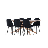 Jídelní stůl Piazza s jídelní židlí Polar