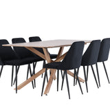 Piazza jídelní stůl s noční jídelní židlí