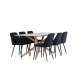 Piazza jídelní stůl s noční jídelní židlí