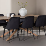 Piazza jídelní stůl s noční jídelní židlí