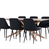 Piazza jídelní stůl s noční jídelní židlí