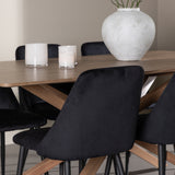 Piazza jídelní stůl s noční jídelní židlí