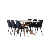 Piazza jídelní stůl s noční jídelní židlí