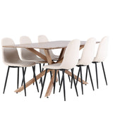 Jídelní stůl Piazza s jídelní židlí Polar