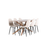 Jídelní stůl Piazza s jídelní židlí Polar