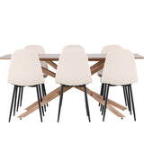 Jídelní stůl Piazza s jídelní židlí Polar