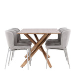 Jídelní stůl Piazza s jídelní židlí Modesto