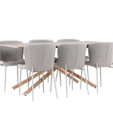 Jídelní stůl Piazza s jídelní židlí Modesto