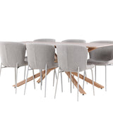 Jídelní stůl Piazza s jídelní židlí Modesto