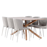 Jídelní stůl Piazza s jídelní židlí Modesto