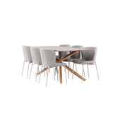 Jídelní stůl Piazza s jídelní židlí Modesto