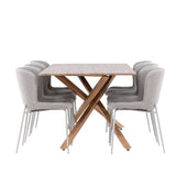 Jídelní stůl Piazza s jídelní židlí Modesto