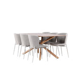 Jídelní stůl Piazza s jídelní židlí Modesto