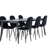 Jídelní stůl Ellis s jídelní židlí Polar