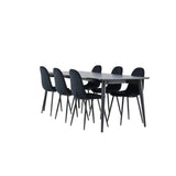 Jídelní stůl Ellis s jídelní židlí Polar