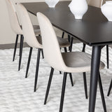 Jídelní stůl Ellis s jídelní židlí Polar