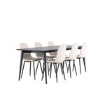 Jídelní stůl Ellis s jídelní židlí Polar