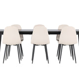 Jídelní stůl Ellis s jídelní židlí Polar