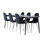 Jídelní stůl Ellis s jídelní židlí Polar